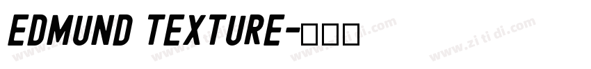 Edmund Texture字体转换